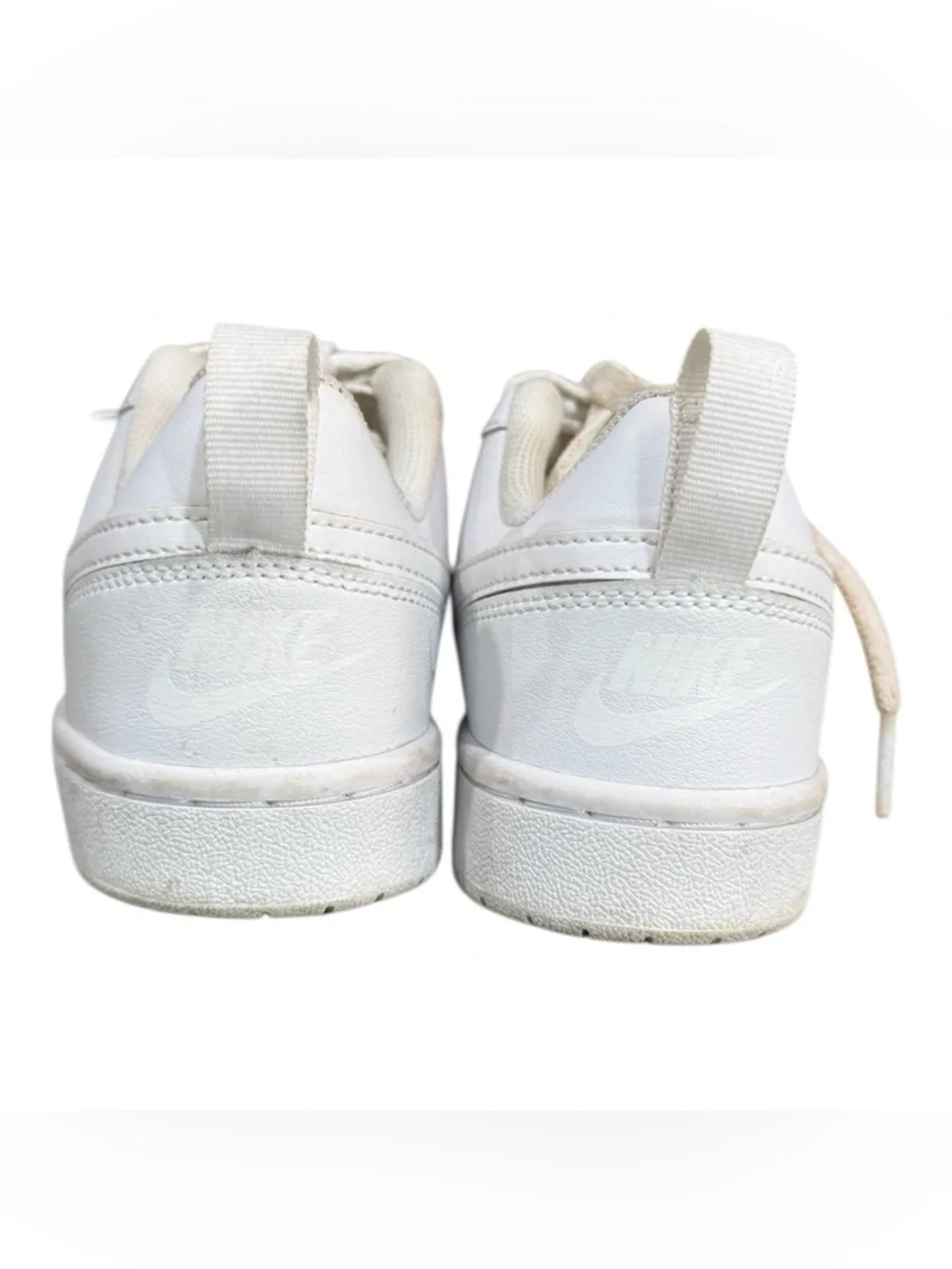 Nike Court Borough Low Top 2 Big Kids Sneaker Shoes White Sz Y4